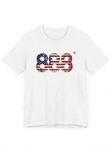 Nuevo Estilo Primavera/Verano 2026, Camiseta Casual de Manga Corta con Cuello Redondo para Mujer, Versátil, Talla 8 y Superiores - Alta Calidad - Blanco - Ver 1