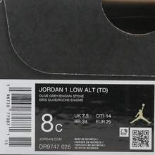 Giày bóng rổ Jordan 1 Low Alt (TD) cho trẻ nhỏ DR9747-026 - Màu nâu  Mocha - Xem 6
