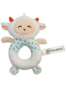 Newborn Black & White Visual Cloth Rattle, Baby Ring Soothing Hand-Grip Plush Doll, Infant Early Education Sensory Plush Doll - Multicolor - View 13