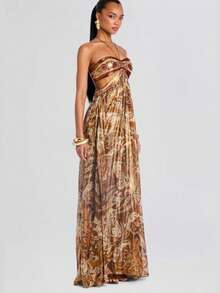 Vestido Colgante Sensual Bestseller para Eventos y Banquetes - Canelainspiracion - Ver 4