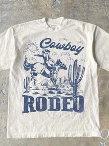 Women's San Francisco Print T-Shirt, Casual Short Sleeve Top For Women, Comfortable Fit, Matching Sister Sets, Outdoor Travel Essential, Women's T-Shirt, Spring/Summer T-Shirt. - 白色 - 查看 7