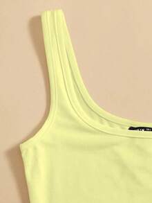 Top tank corto unicolor - Amarillo 2 - Ver 4