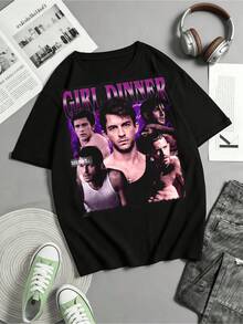 Jonathan Bailey Wicked Fiyero Retro T-Shirt, Lord Anthony John Prince Fan T-Shirt - Black - View 6