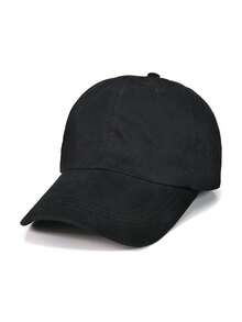 Mũ lưỡi trai cỡ XXL unisex, phù hợp với người có đầu to, màu đen. - quá khổ - Xem 5