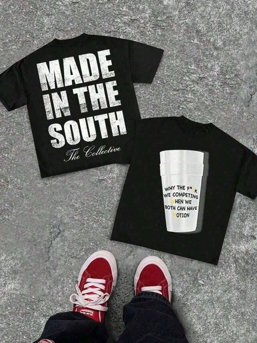 1 pieza "Anti Involution Nuclear Bomb: Cup" + eslogan "Anti Involution" que evoca el ambiente de una fiesta callejera, con un estilo audaz que es la fusión definitiva de la cultura callejera y los "genes sureños, Anti Involution". . . Camiseta con Declaración de Valor, Brillo Intenso, Sin Salidas, Fuerza, Camiseta Streetwear de Respeto, Bandera de la Ciudad Natal, Advertencia, Ropa de Moda, Camiseta con Estampado para Mujer, Camiseta con Estampado Interesante, Camiseta con Estampado para Hombre, Camiseta 100% Algodón, Diseñada para Jóvenes y la Moda. Ya están aquí, perfectos para ropa casual y estilo urbano. Son excelentes regalos para amigos y familiares. Camisetas con estampados 100% algodón de 180g. - Negro - Ver 1