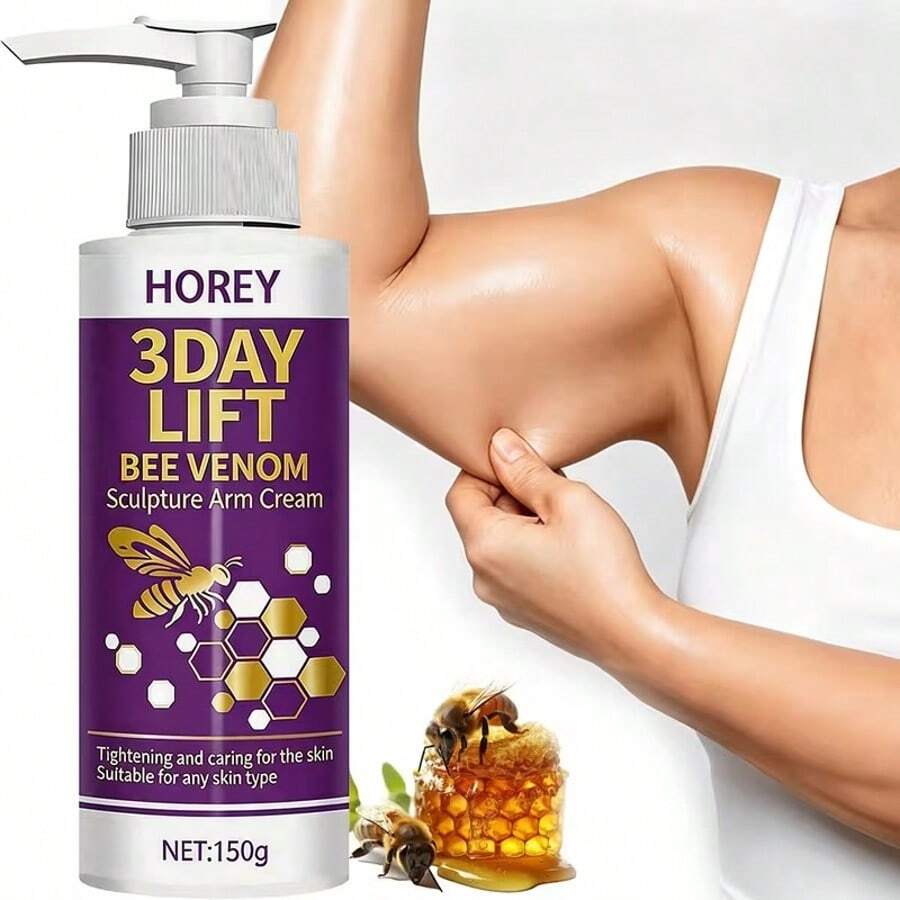 Bee Venom Body Contouring Cream: Moisturizing And Firming. It Instantly Tightens Loose, Sagging Skin. Suitable For The Arms, Abdomen, Thighs, And Buttocks, It Firms And Lifts The Skin, Improving Issues Such As Sagging, Aging, And Tissue Accumulation. - Cream - View 1