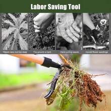 4-Prong Heavy Duty Manual Weeder - Labor-Saving Rust-Proof Aluminum Weeding Tool, Efficient Manual Puller Suitable For Gardening And Yard Maintenance - 1 Piece Cutter - View 4
