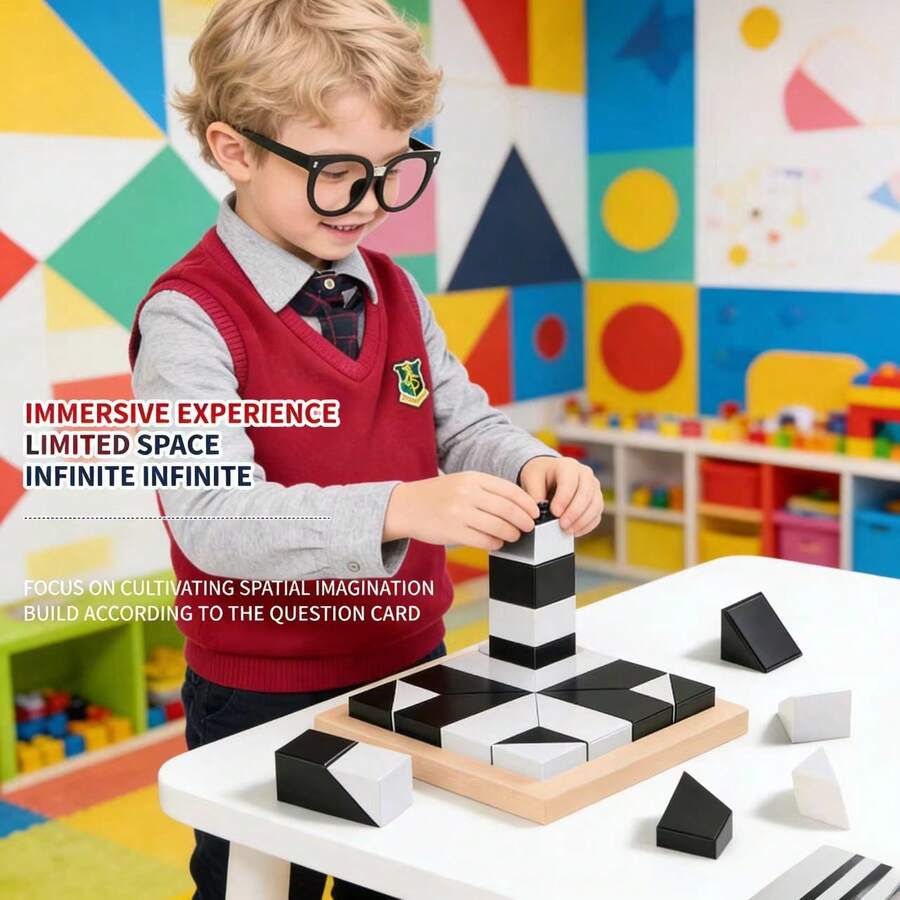 Hidden Building Block Puzzle Toy, Brain Challenge Educational Game, Educational Brain Training Game, Logical Thinking Training, Intelligence Development Training, Attention Enhancement Training, Early Education Educational Toy, Suitable For Boys And Girls Assembly Toy, Children's Toy, Outdoor Toy, Educational Toy, Educational Toy, Game Toy, Party Toy, Logical Thinking Training, Brain Training