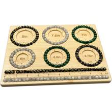 Bead Boards For Jewelry Making, Bamboo Beading Board For Jewelry Bracelet Making, Bracelet Bead Board, Bracelet Bead Board For Bracelet, Jewelry Making Supplies,Bracelet 6"To 8" - Vòng tay-M - Xem 1