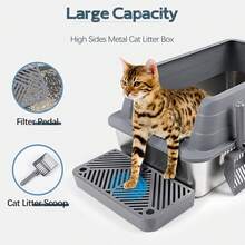 Lettiera per gatti - grigio scuro - Visualizzare 4