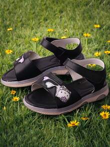 SANRIO Sandal Olahraga Gaya Baru 2026, Sandal Bermotif Olahraga yang Nyaman - Hitam - View 5
