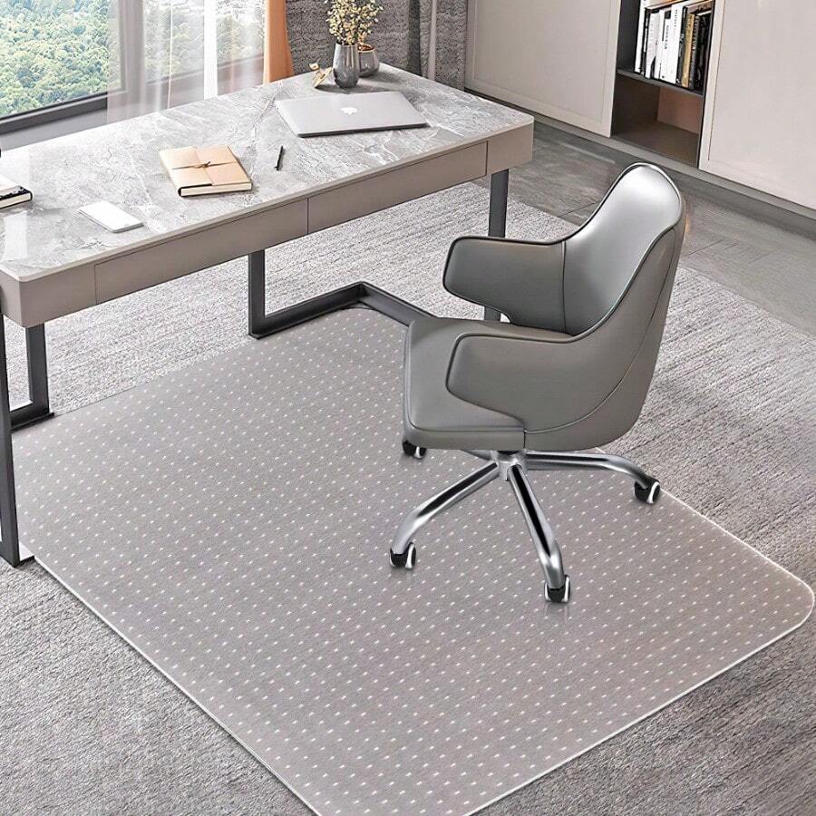 Seat Cushion, Suitable For Carpets, Carpet Protection Pads, Suitable For Low Fluff Carpets, Anti Slip Table Seat Cushions, Suitable For Carpeted Floors, Smooth And Flat Sliding Without Curled Edges - 90 X 120 cm - View 1