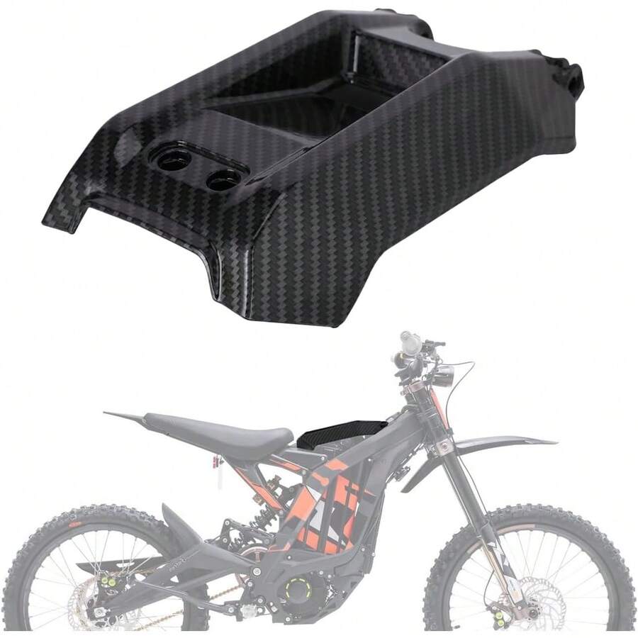 Sur Ron Battery Protection Cover, Battery Guard, Suitable For Surron Sur Ron Light Bee X/S Electric Off-Road Motorcycle, Simulated Carbon Fiber - A - View 1