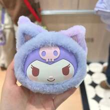 Miniso Blind Box Cat Plush Series Silicone Portable Cute Earphone Storage Case (1 Randomly Shipped) - Multicolor - View 4