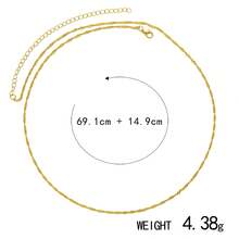 Cadena de Cintura Dorada Minimalista de Moda, Conjunto de Piezas, Accesorio de Cintura Larga Estilo Frí- Para Uso Diario de Mujeres, Vacaciones en la Playa, Fiesta en la Piscina, Salida - Sku10386 - Ver 4
