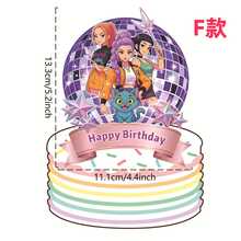 1/6 Stück Neue K-POP D Emon Hunters Geburtstags Party Deko Feiertags Essenzielle Hexen Muster Kuchen Deko Picks, Halloween Themen Geburtstags Party Ornamente, schöne Geschenkwahl für Familie und Freunde - Verschiedenfarbig - Übersicht 15