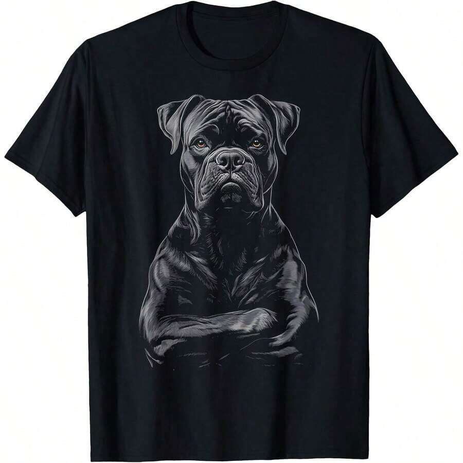 1 All Seasons Bernese Mountain Dog Print T-Shirt, Pure Cotton, Single Side Print, Round Neck, Short Sleeve, Unisex, Base Layer, 180g, 100% Cotton. - 顏色 5 - 查看 1