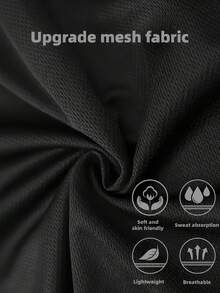 Short-Sleeved Crew Neck T-Shirt, Made From Heavyweight Cotton, With An American Urban Style And An Oversized Design. It Offers A Sophisticated, Niche Look That's Both Casual And Elegant-A Versatile, Half-Sleeve Garment. This Polyester Short-Sleeved T-Shirt Is Suitable For All Seasons; It Can Be Worn As A Base Layer In Spring And Autumn Or On Its Own In Summer. Unisex Style, Perfect For Friends. A , Heavyweight Cotton T-Shirt. - 黑色 - 查看 7