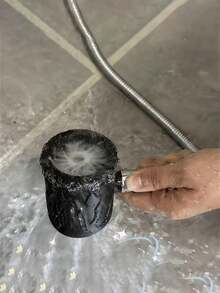 1个手持式按摩淋浴喷头，男士专用，黑白可选，增压过滤淋浴喷头，内置毛发拦截过滤器，手持式清洁淋浴喷头，适用于家庭浴室、酒店和健身房 - 多色 - 查看 5