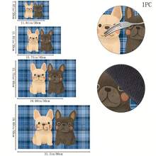 1pc Home Decor, Cute French Bulldog Pattern Absorbent Dish Drying Mat, Espresso Machine Countertop Pad, Sink Drain Mat, Soft Faucet Pad, Bathroom Cup Mat, Kitchen & Bathroom Accessories - Multicolor - View 11