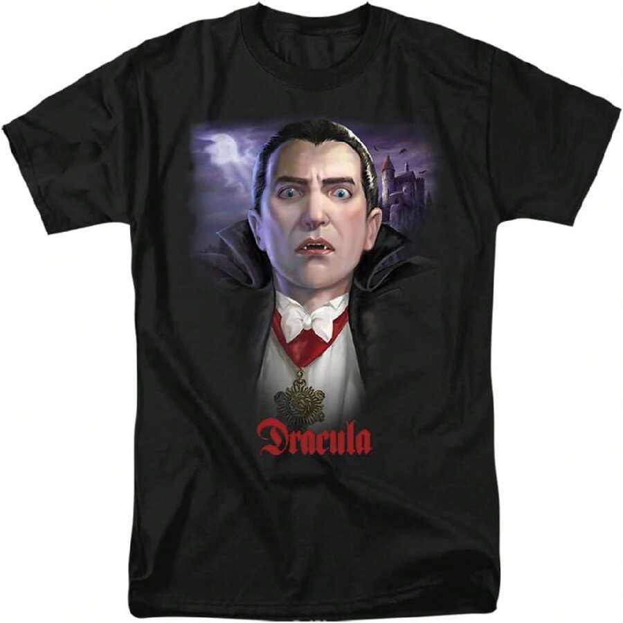 Universal Monsters Heads Unisex Adult T Shirt Collection - 黑色 - 查看 1