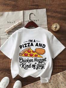 Tween Boy-Cartoon Print T-Shirt, Suitable For Girls' Daily Wear, Girls' Spring/Summer Casual Versatile Top - White - View 5