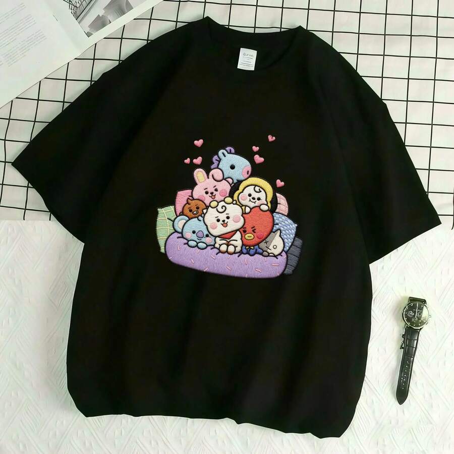 Camiseta con Impresión Simil Bordado 2026 - H-1 - Ver 1