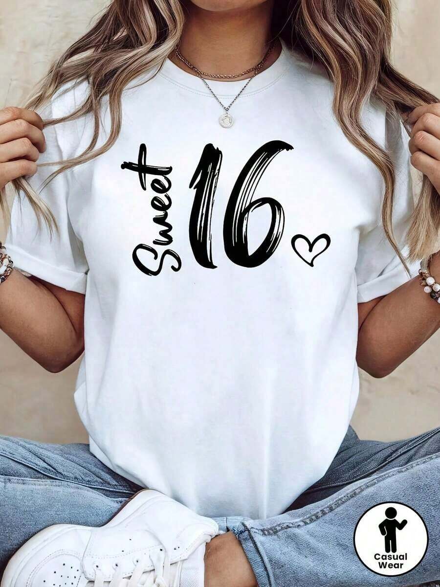 Short-Sleeved T-Shirt Made Of 100% Cotton And Polyester With A Cowboy Hat And Bandana Design, Lightweight And Durable For Casual Wear At Home, Restaurants, Or Outdoor Events, Comfortable Fit For Everyday Use. - 白色 - 查看 1