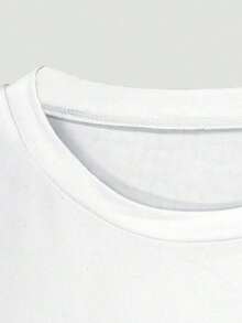 Women's White T-Shirt With Floral Print And The Phrase "Faith Hope" - Minimalist Casual Round Neck Top, For Everyday And Formal Wear In All Seasons > Women's Blouses > Clothing - 白色 - 查看 6