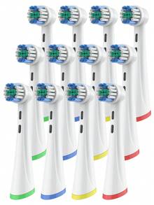 4/8/12 Piezas Compatibles con Cepillo de Dientes Eléctrico OralB IO, Cabezales de Cepillo de Repuesto Profesionales Compatibles con Cepillos de Dientes Eléctricos Oralb IO (2/3/4/5/6/7/7G/8/9/10) Series - Ver 1