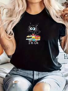 Kvinnor T-shirts - Svart - Visa 2