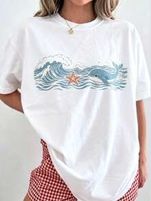1pcs Custom Mermaid Bachelorette Shirt  Last Toast On The Coast Bachelorette Coastal Bachelorette Bikinis And Martinis Last Splash,Plus-Size Fashion T-Shirt - 白色2 - 查看 16