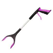 1pc Aluminum Alloy Long Handle Outdoor Cleaning Trash Picker - Multicolor - View 4