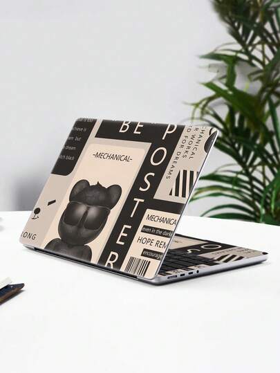 15.35*10.63インチ ノートパソコンスキンシール 2枚入り、HP、Apple、Compaq、15.6インチ-16インチノートパソコン対応、プリントパターン DIY 傷防止プロテクターデカール