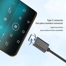 Type-C 有线耳机，USB-C 耳塞式耳机，音频耳机，电子通话和音乐低音立体声入耳式无线耳机，适用于 iPad/PC - 查看 3