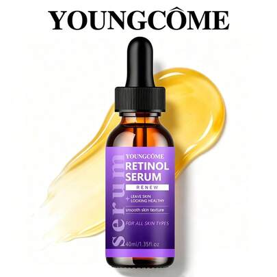  YOUNGCOME 视黄醇精华液，焕发健康光泽，令肌肤光滑细腻 - 温和配方，适合所有肤质 40/60毫升