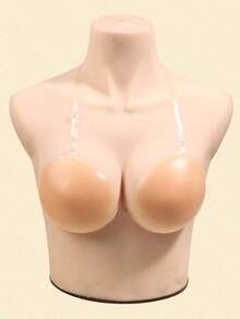 Sujetador push up de cuello halter invisible | Sujetador transparente sin espalda | Levantamiento y soporte en V profunda | Perfecto para vestidos, bodas y atuendos de verano - Multicolor - Ver 16