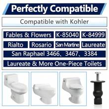 8PCS 3/8-Inch Dia Toilet  Screw  Kit Compatible With Select  One-Piece Toilets, Toilet  Screws Kit With Rubber Anchor Nuts, Replace K-84999 And K-85040 - Black - View 5
