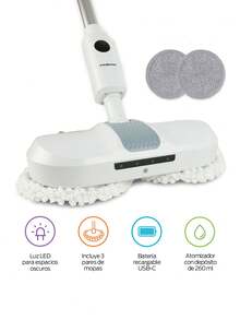 Redlemon 200 RPM Rotating Electric Mop With Atomizer, LED Light And Rechargeable Battery - 查看 2