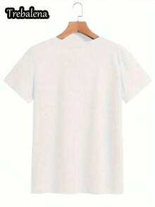 Camiseta de Mujer Trebalena con Estampado de Bandera Americana Patriótica y Mariposas - 100% Algodón, Cuello Redondo, Manga Corta, Estilo Casual, Ideal para el Día de la Independencia, el Día de los Caídos, el 16 de Junio y el Día de la Madre - Lavable a Máquina, Diseño Impreso Duradero para Primavera, Verano y Otoño. - Blanco - Ver 2