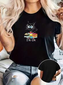 Kvinnor T-shirts - Svart - Visa 1