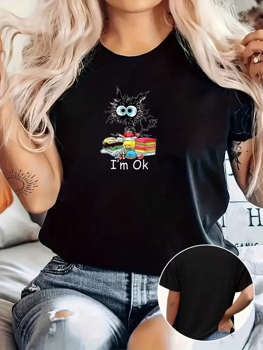 Kvinnor T-shirts - Svart - Visa 1