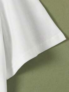 Camia de mujer moderna, informal, para fiestas y para estar en casa, 100% algodón, corte holgado. Suoyuan Mujeres Camiseta Casual de Manga Corta - con Estampado de Amanecer Blanco, Cuello Redondo, Corte Regular en Línea H para Primavera, Verano y Otoño, Lavable a Máquina, Camiseta Cómoda para Uso Diario, Ropa Casual de Temporada, Camiseta con Estampado Gráfico, Ropa Casual Duradera, 100% Algodón - Blanco - Ver 4
