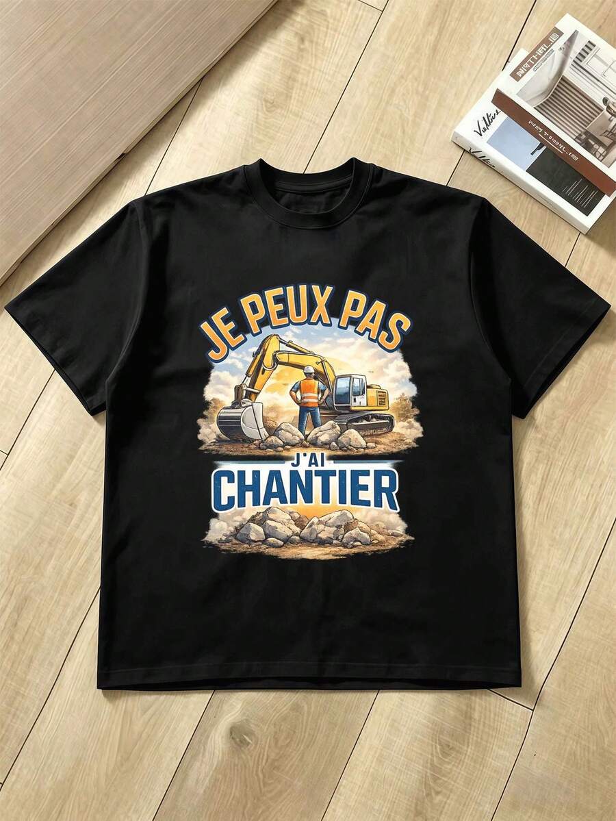 T-Shirts Hommes - Noir - Voir 1