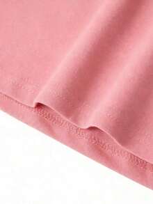 Men's Summer T-Shirt With Dropped Shoulders And Solid Color - 白色 - 查看 2