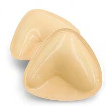 Double-Sided Triangular Breast Pads, Thickened V-Shaped Inserts, Sports Bra, Swimsuit, Self-Adhesive Breast Pads, Inverted V Shape To Make Small Breasts Look Bigger. - FFYD90-SK (Ukuran Cup) - View 3