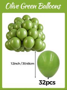 5/10/12/18 Zoll Dschungel Safari Party Ballons, olivgrün, dunkelgrün, braun, retro, nude Ballon und Hirsch Muster Ballons für Safari Baby Shower Geburtstag Gender Reveal Hochzeit Abschluss Ruhestand Dschungel Dinosaurier Safari Jagd Mottoparty Dekorationen - Übersicht 21