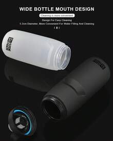 Botella de agua para bicicleta de 620/750 ml, PP5, ligera, para deportes al aire libre, taza exprimible de gran capacidad, equipo portátil para ciclismo. - Blanco de 750 ml - Ver 7