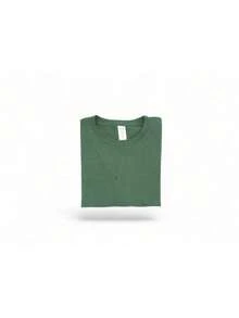Men's T-Shirt Made Of 100% High-Quality Cotton, This T-Shirt Guarantees Exceptional Softness To The Touch, Round Neck With "NASA WHITE Apollo Mission Diagram" Print On The Front - 水鴨藍 - 查看 3