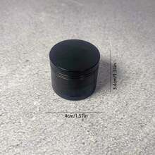 1.6/2/2.5/3inch Black 4-Layers Herb Grinder 4-Layer Zinc Alloy Crusher Manual Mill Mortar Pestle Tobacco Cutter Metal Tobacco Raw Grass Grinder Shredder  Tool Cigarette Accessories Gift - màu đen - Xem 10
